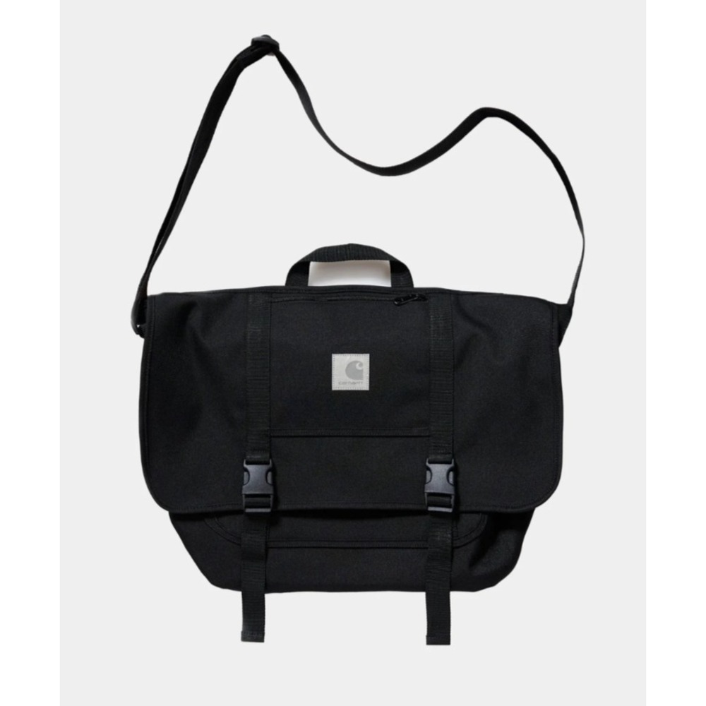 Carhartt WIP Reflective Parcel Bag Black Adjustable Messenger Bag A201035